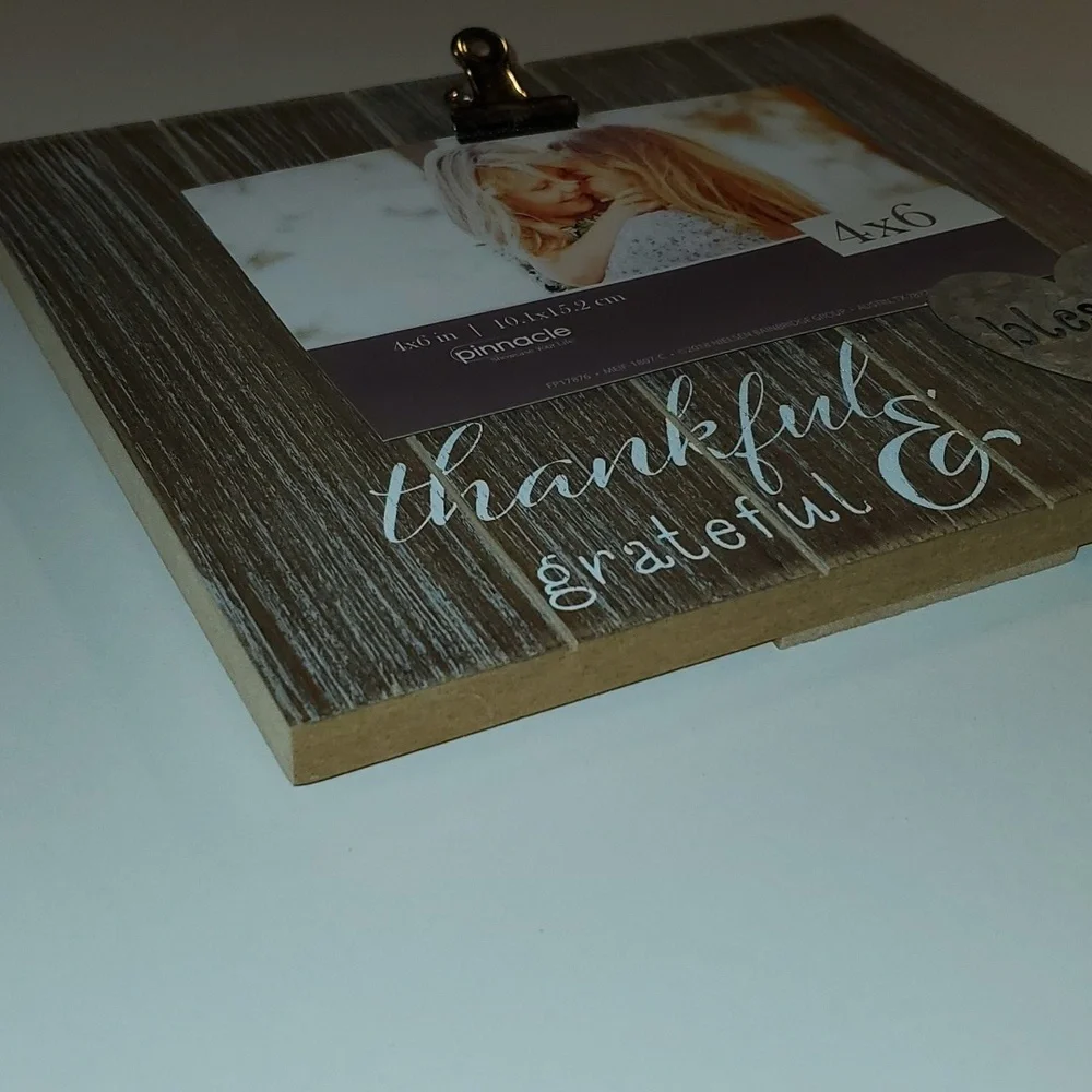 Nielsen Bainbridge Group 4x6 Picture Clip with Galvanized Blessed Heart